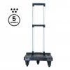 150kg loading compact platform flatbed lightweight portable retractable five-wheel dolly folding luggage hand trolley cart truck