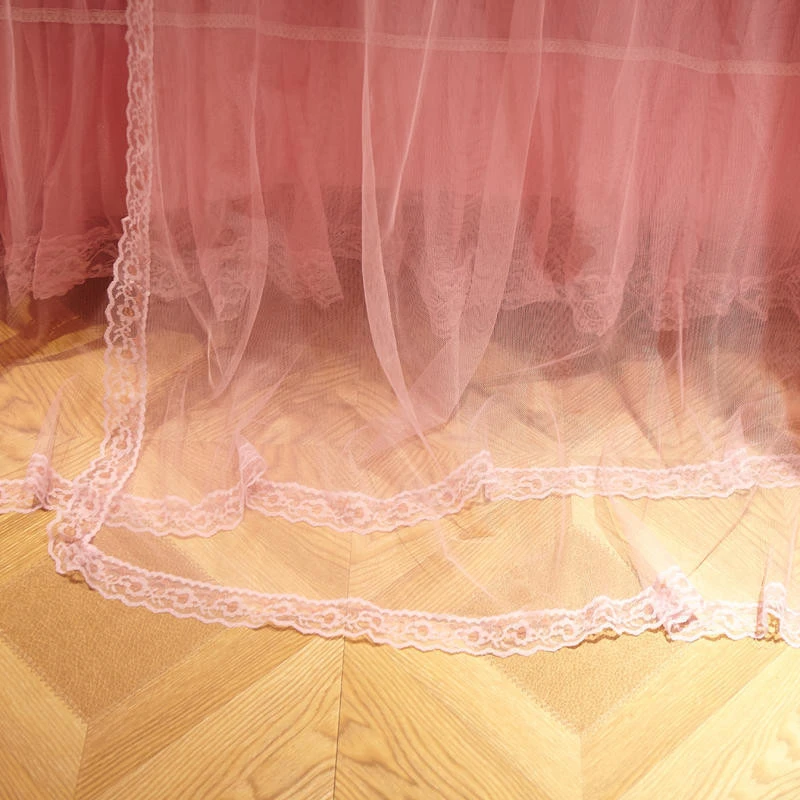 1.5*2 m Elegant Mosquito Net For Double Bed Canopy Insect Reject Net Circular Canopy Bed Curtains Mosquito Repellent Tent White