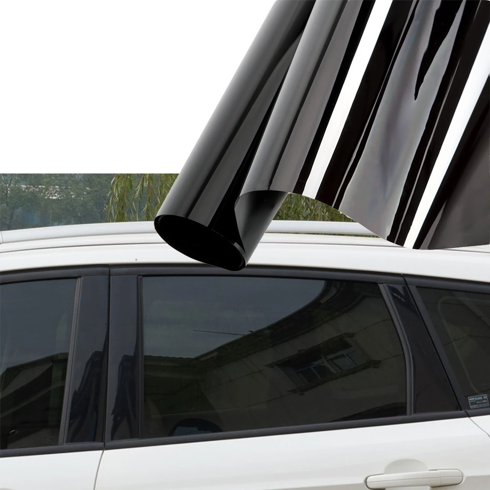 1.52*30m Car window tint film heat rejection window tinting film auto PET film roll
