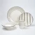 Import 16pcs stoneware  dinnerware set with printing,striped  printing ceramic tableware  set from China