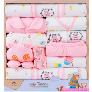 18 piece newborn baby set boy clothes 100% cotton infant suit baby girl clothes outfits pants baby clothing hat bib ropa de bebe