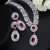 18K Gold Plated Copper Alloy Cubic Zirconia Wedding Accessories Bridal jewelry Sets