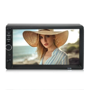 2 Din  General Models 7&#39;&#39; inch LCD Touch Screen Car Radio Player Bluetooth Car Audio 7018B