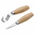 Import 2 pcs wood carving spoon  hook knife from China