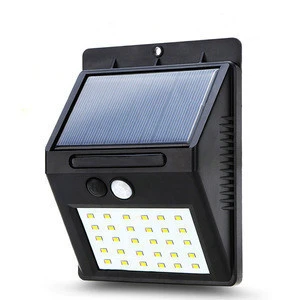20 LED Wall Lamps Powered Solar Wall Light Motion Sensor Outdoor Garden Security Emergency Induction Lamp Wall Lamps