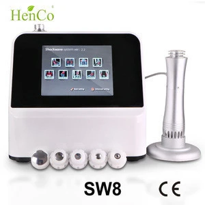 2017 HencoBeauty shockwave therapy physical beauty instrument machine used in clinic