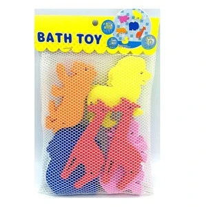 2018 Eco-friendly Foam Animal Bath Toys EVA Foam Bath Shapes