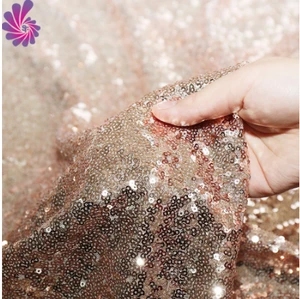 2018 hot sale 3mm sequin fabric factory