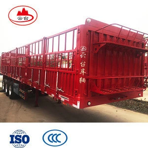 2018 New Brand truck fence cargo trailer / 40ft Stake semi trailer
