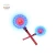 2020 Magic spinning fiber  windmill lantern wands Glow Rainbow stick Spinning Windmill GlowsToy Flashing LED purple Pinwheel Toy