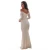 Import 2020 New Fashion Stylewholesale White Off Shoulder Maxi Evening Bridesmaid Wedding Dress from China