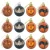 Import 2020 new product Halloween decorations 6cm/12 painted matte plastic balls scene layout props from China