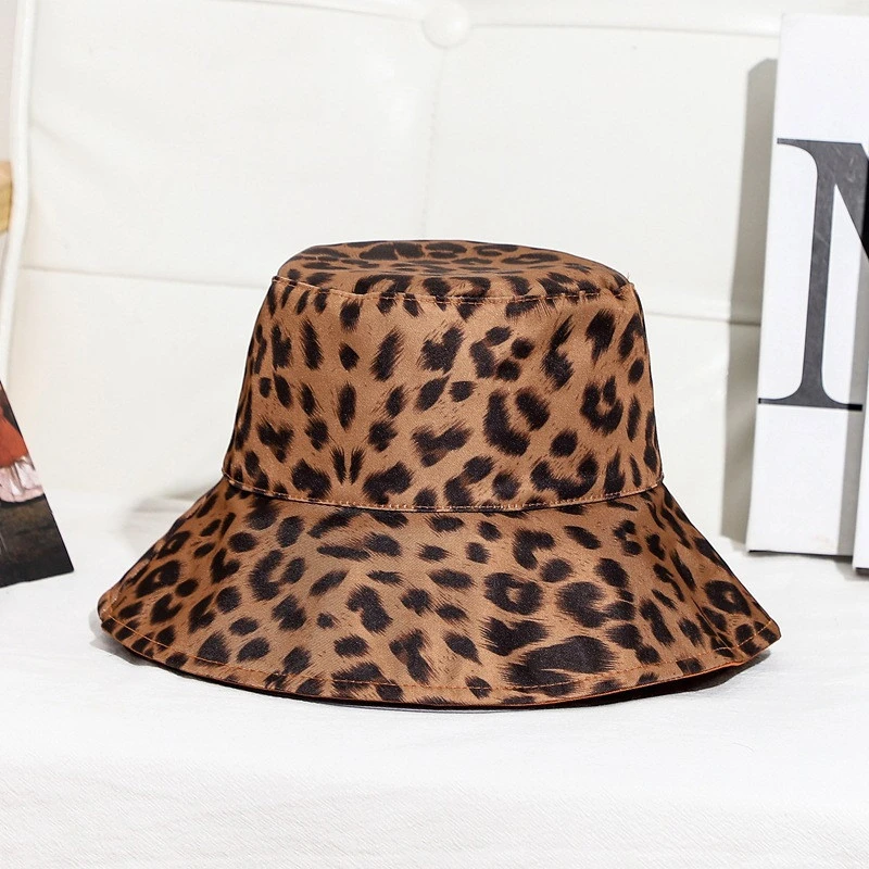 2020 New Trendy Style Fashion Accessories Women Hats Wholesale Summer Retro Woman Leopard Bucket Hat