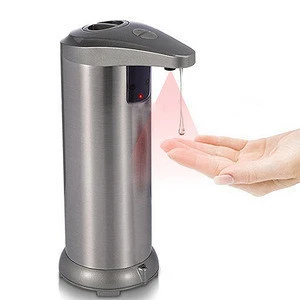 2020 stainless steel infrared 280ml hand sanitizer refill liquid automatic soap dispenser
