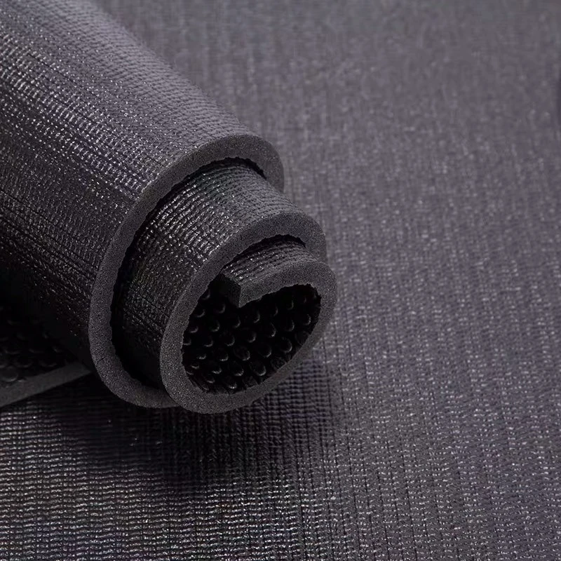 2020 wholesale new material PER custom print eco-friendly extra high density PVC yoga mat with logo bag