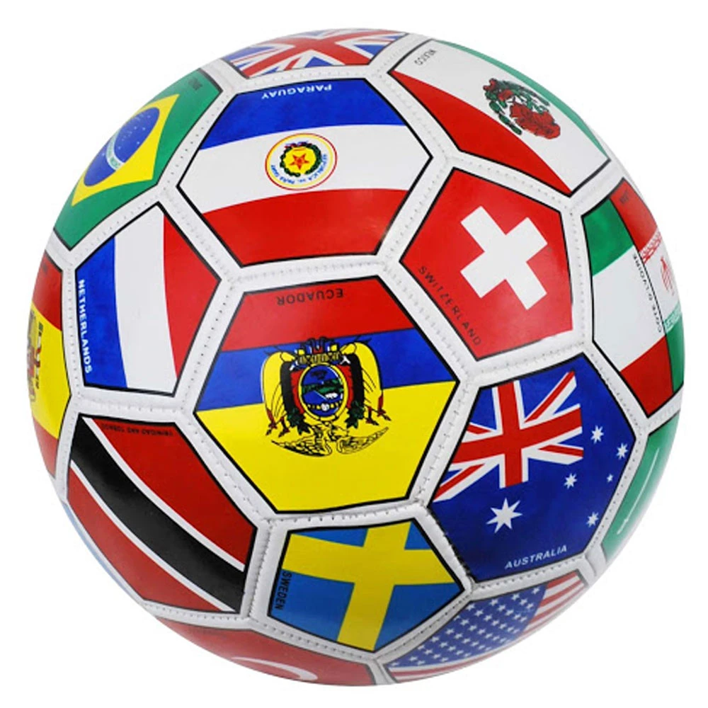 2020 World Cup Size 5 Machine Sewing PVC Promotional Soccer Football