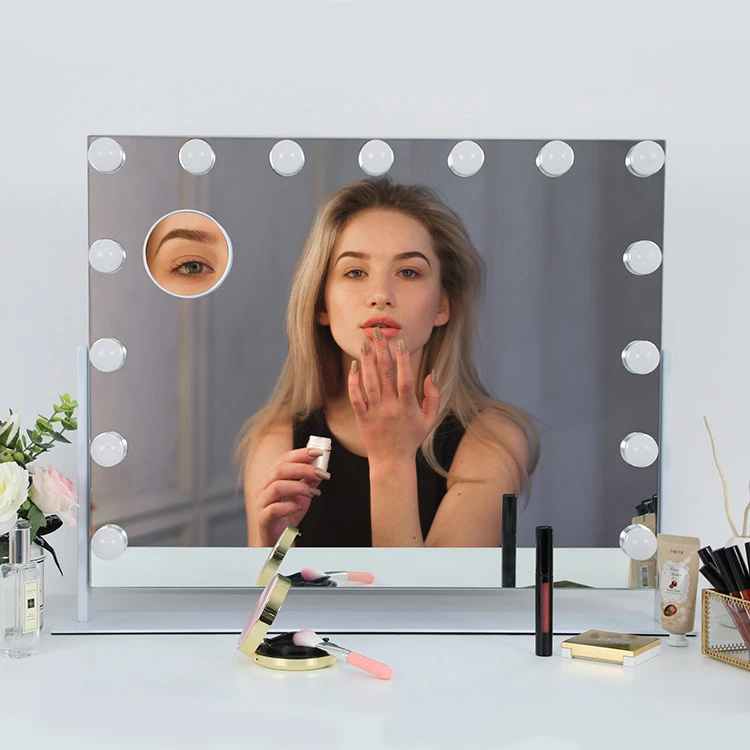 2021 Amazon Fast Delivery Factory Sell LED Hollywood Style Vanity Mirror With Lights