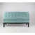 Import 2021 Best Selling Extra Long Mint Green Soft Cloth Storage Ottoman Stool from China