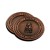 Import 2021 Hot Sales Cusom Fashion Brass Label with Embossed Logo Bronze Color from China
