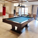 2021 Hot selling luxury simple slate modern 7ft 8ft 9ft white European billiard  pool table with pingpong on top