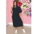 Import 2021 new arrivals solid color short sleeve slit loose summer dresses ladies women dress from China