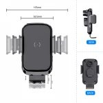 2021 New Design Qi Certified 15W Automatic Fast Wireless Car Charger