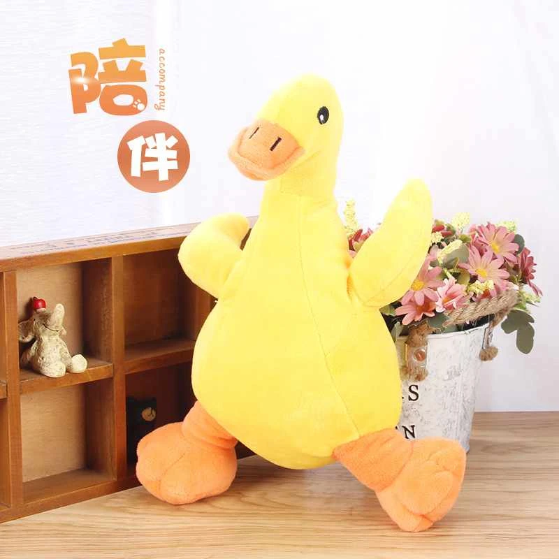 2021 new pet toy rhubarb duck plush toy