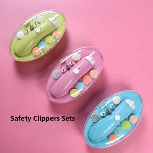 2022 Cheaper Manicure & Pedicure Kit Tools Set Rechargeable Kids Nail Clippers Cutter Baby Safe Home Baby Nail trimmer