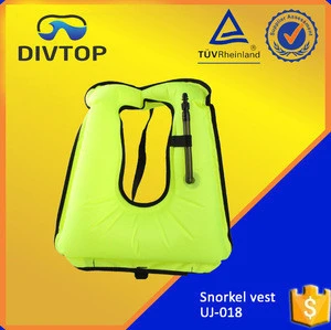 210 Denier Nylon TPU Coating Snorkel Adult Inflatable Surfing Life Vest