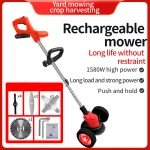 230MM Garden Mower Lithium Battery Professional String Trimmer Portable Hand Push Cordless Electric Lawn Mower