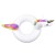 Import 230x135cm PVC inflatable unicorn swimming ring summer adult outdoor toy from China