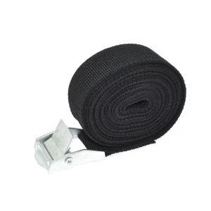 25mm Retractable Ratchet Straps Cam Buckle Strap Nylon Cargo with Metal Tie Down Belt for cargo Lashing strap