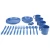 Import 26pcs plastic dinnerware sets camping plastic cutlery set wholesale dinner set from China