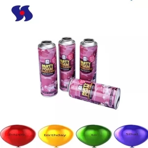 250ml crazy celebrate foam metal round bottle can tin can container spray aerosol tin can