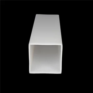 3 inches square white acrylic tube PMMA light pipe plastic profile