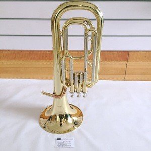 3 piston valve baritone music instrument/baritone horn/marching baritone