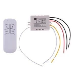 3 Port Wireless Remote Control Switch ON/OFF 220V Lamp Light Digital Wireless Wall Remote Switch Receiver Transmitter