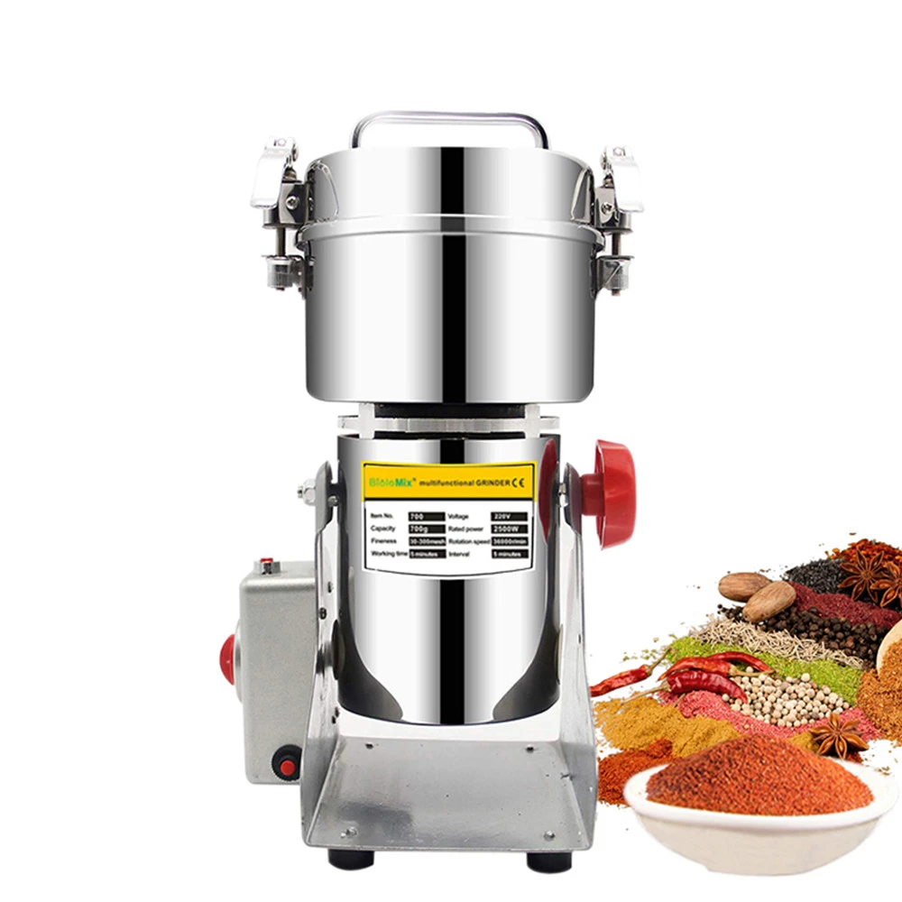 300-4500G Dry Food Grinder Grains Spices Hebals Cereals Coffee  Mill Grinding Machine gristmill home flour powder crusher