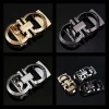 35mm high quality zinc alloy two D logo connecting automatic belt buckles
