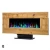 Import 36 Inch Reversible Wooden Frame 7 Flame Color Patterns Wall Electric Fireplace from China