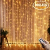 3M 300Leds Led Curtain Strings Fairy Lights Window Curtain Dc 5v Led String Lights 8 Functions Remote Control
