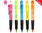 4 in 1 functions ballpoint pen highlighter mechanical pencil pen
