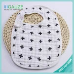 4 Pack Bandana Drool muslin Baby Bibs for Girl Modern Cotton muslin Bibs Baby Gift Set