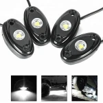 4 Pods LED Rock Light 4x4 SUV ATV Automotive DecorationLED Motorcycle Car RGB Under Body Kit With Remote Control
