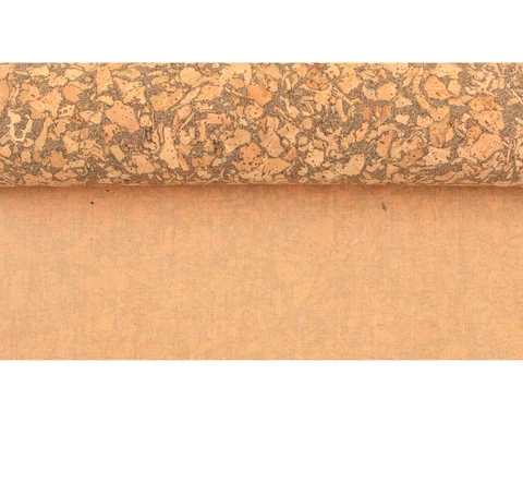 45*30CM Natural rock stone Cork fabric cork synthetic leather sheet randomly by piece for shoes bags box packaging