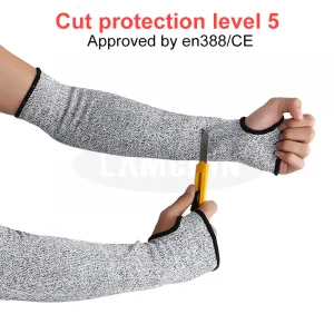 5 Level Anti Cut Arm Sleeves Cut Resistant Sleeves Safety Gloves