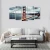 Import 5 Panels City View Golden Gate Bridge Night Scenery of US Living Room Wall Art Decoration Large Size No Frame/VA170814-7 from China