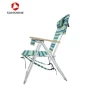 5 Positions Adjustable Portable Outdoor Durable Metal Folding Backpack Beach Chair