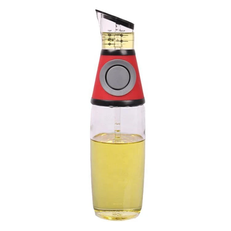 500ml Oil Dispenser Bottle Oil Bottle Glass for Measuring Cooking Vegetable Oil