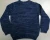 Import 50/50cotton/acrylic custom sweater pullover kids sweater color mixed with convex pattern in 7gg from China